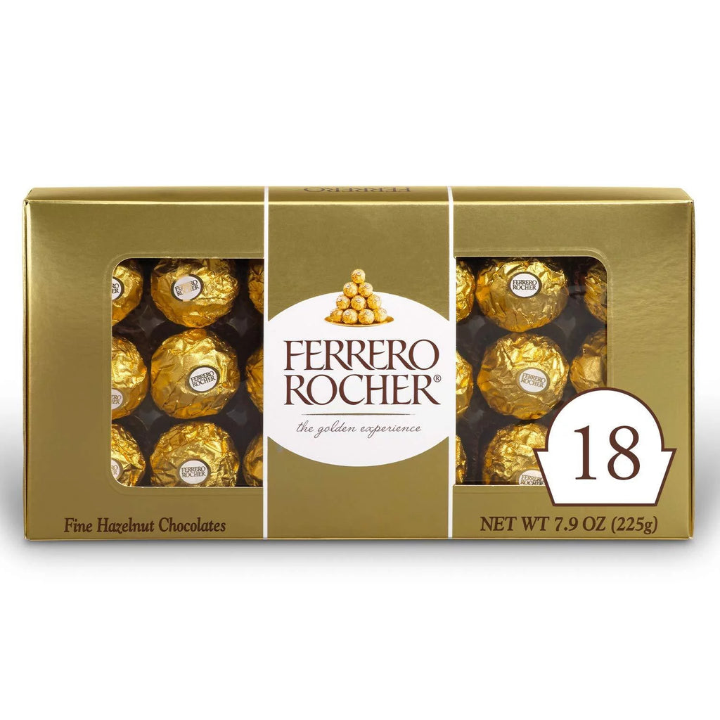 18 Count 7.9 oz Hazelnut Milk Chocolate Gift Box D407236