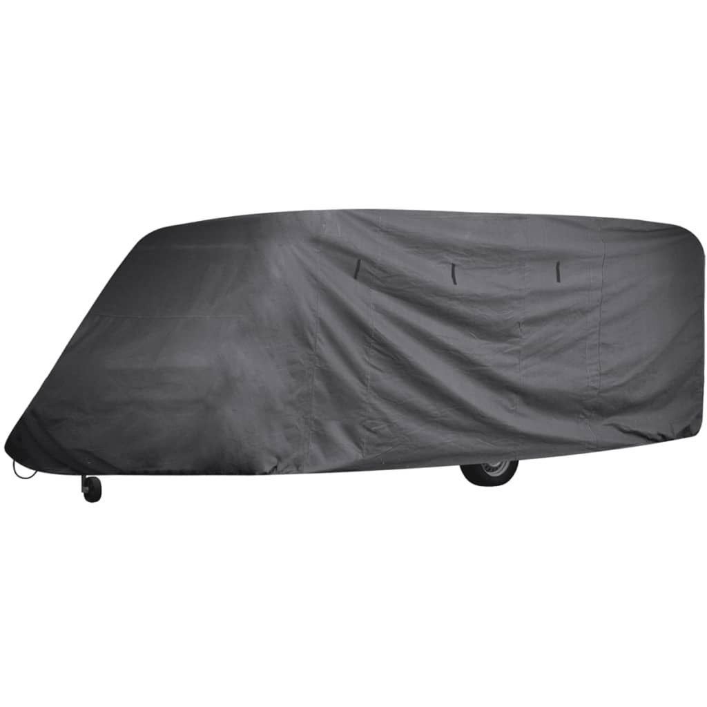 3 Layers Camper Trailer Cover Fits 20' to 23' Trailer Breathable Waterproof (Grey) R34411
