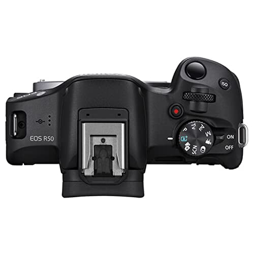 Black Mirrorless Camera with 18-45mm Lens H202
