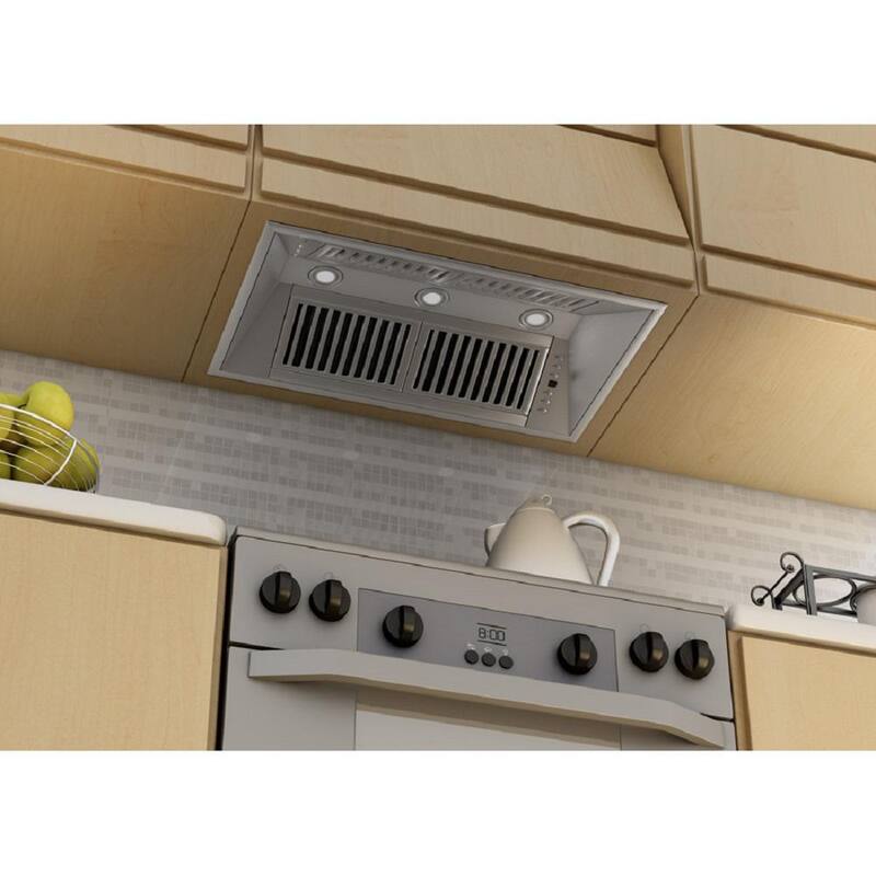 28 in. 400 CFM Stainless Steel Range Hood Insert V472058