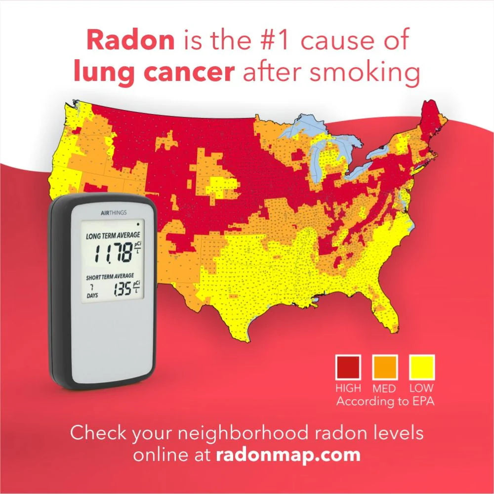 Battery Operated Digital Radon Detector Z45444
