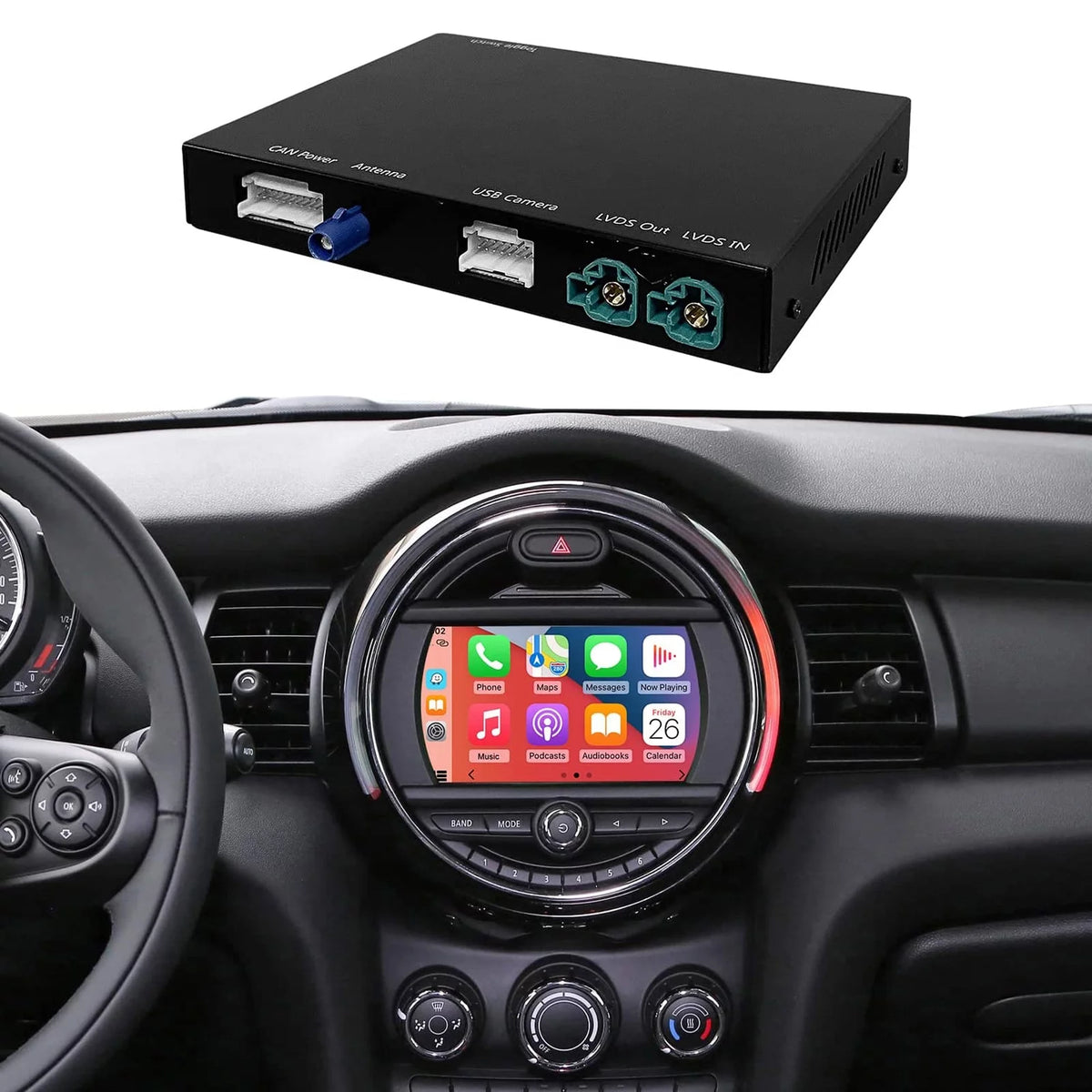 Wireless Carplay Retrofit Kit Decoder for BMW Mini Cooper G1766