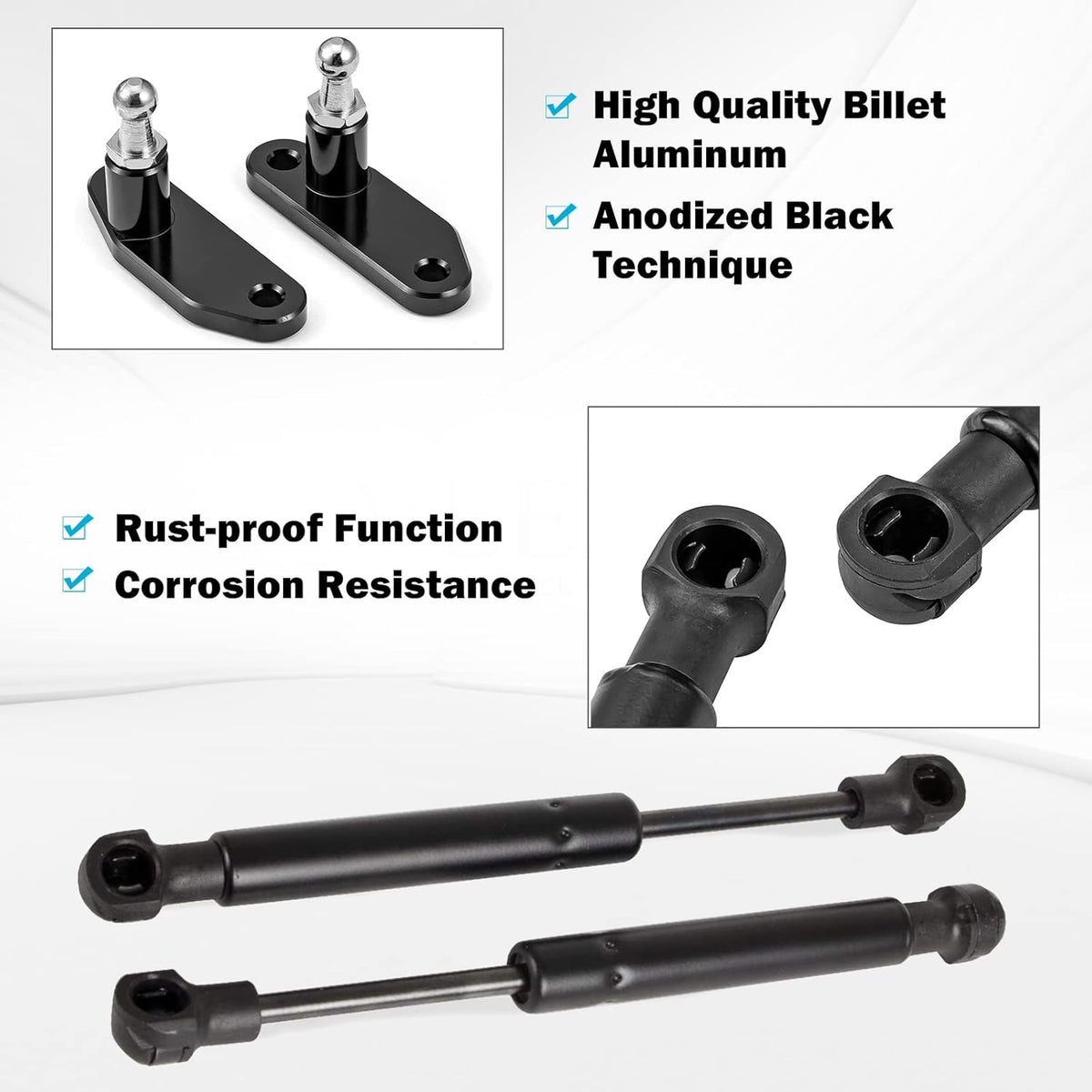 Door Opener Kits Door Shocks Struts Pack of 2 V206131