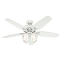 52 in. LED Indoor Snow White Ceiling Fan with Light E537001