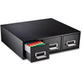 Black Card File Drawers H2632