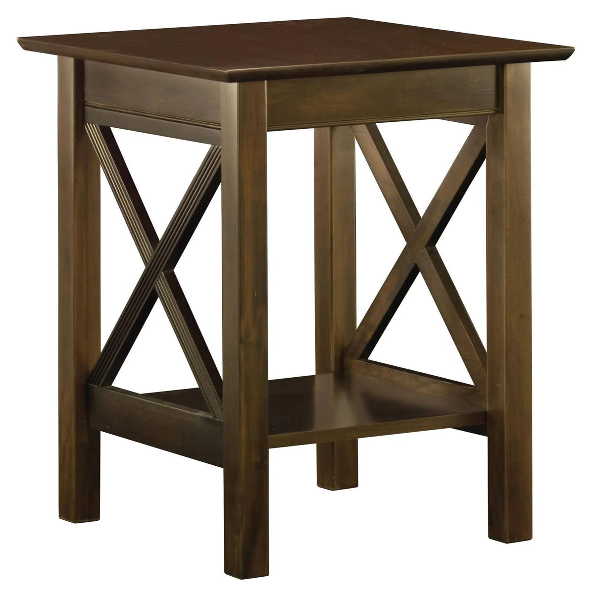 Walnut Printer Stand V121