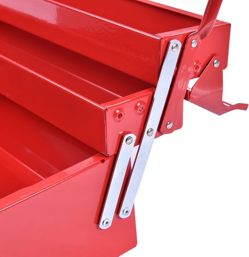 Red Steel Tool Chest Cabinet Y82129