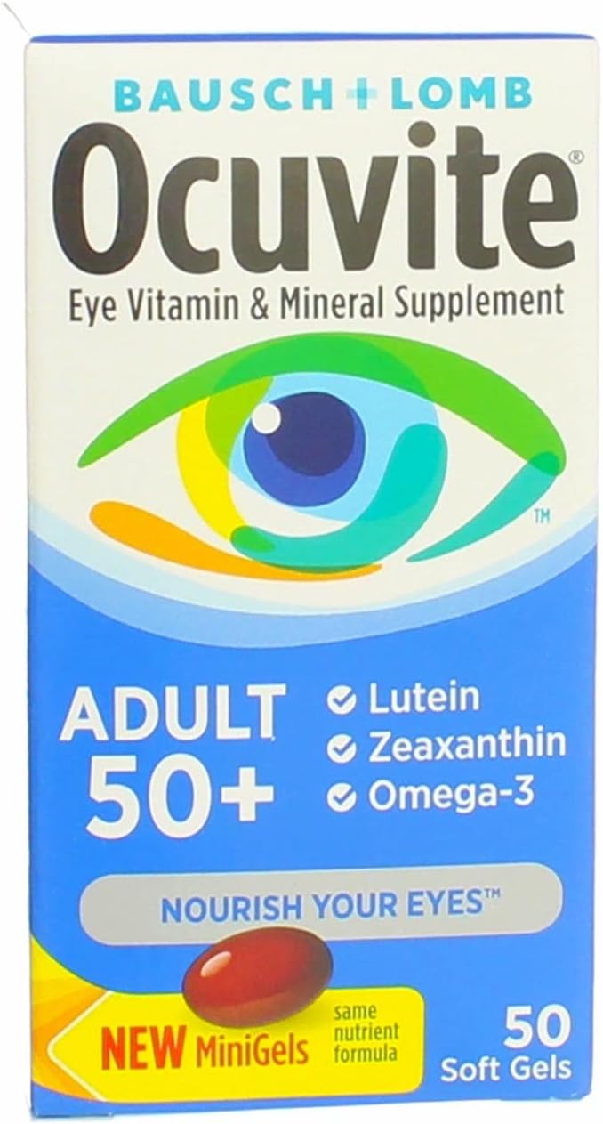 50 ea Pack of 4 Eye Vitamin & Mineral Softgels F657695
