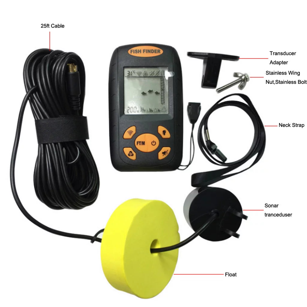 Handheld Portable Fish Depth Finder D752