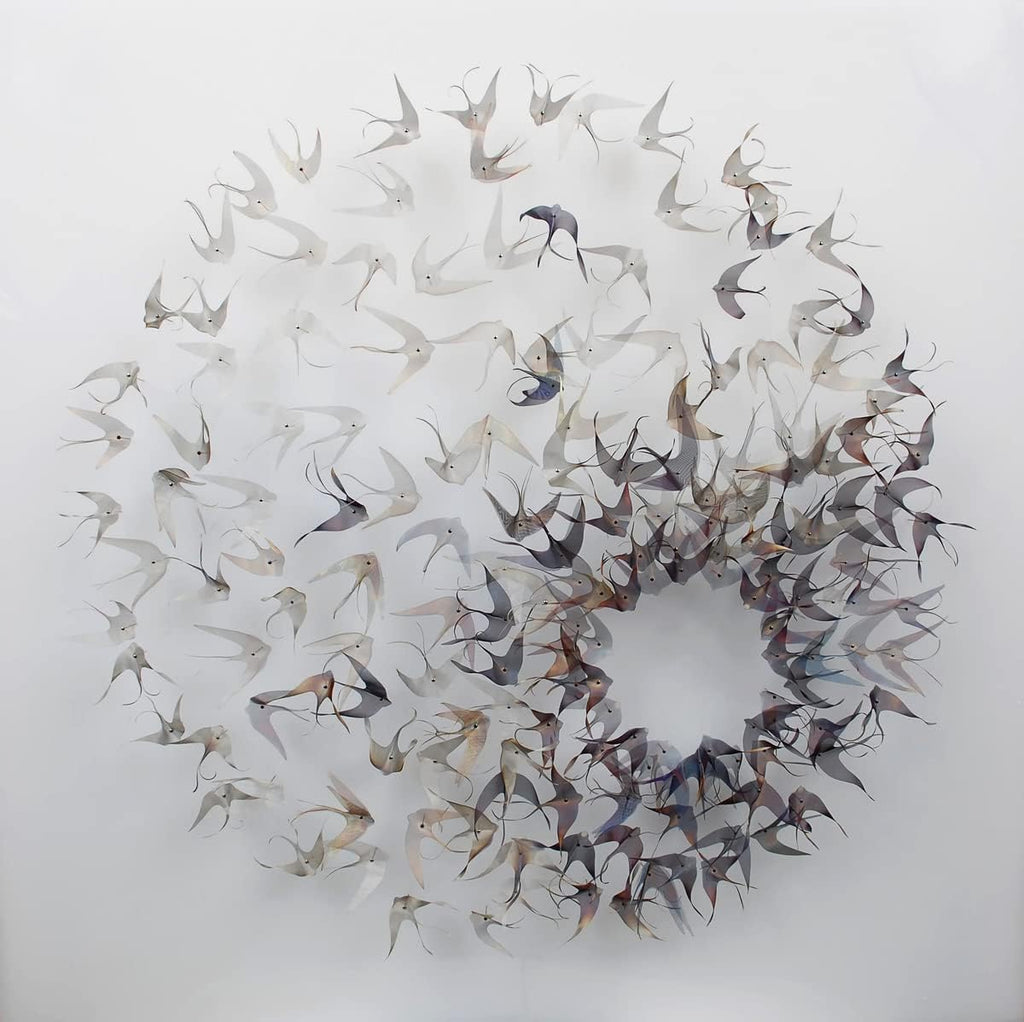 Abstract Fish Canvas Wall Art 30x30 inch J721053