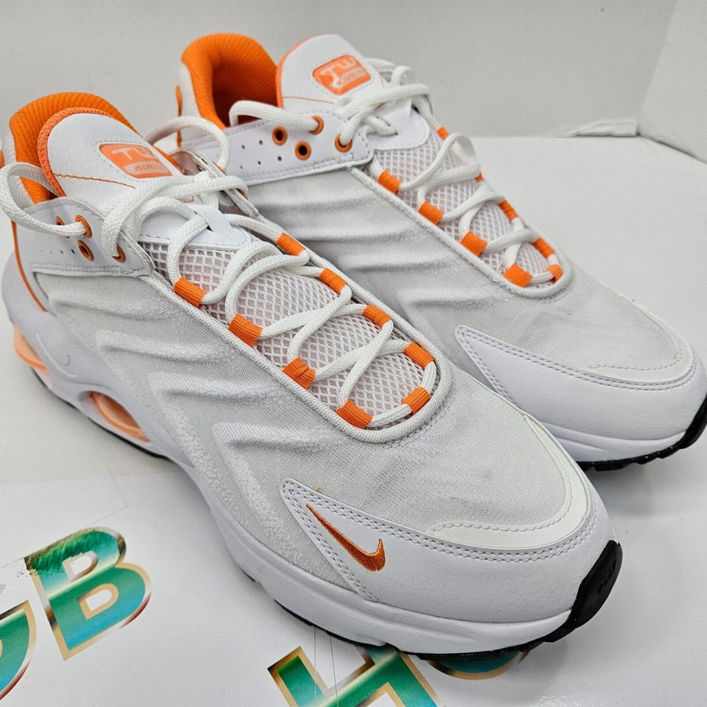 White Orange Basketball Sneaker E25900
