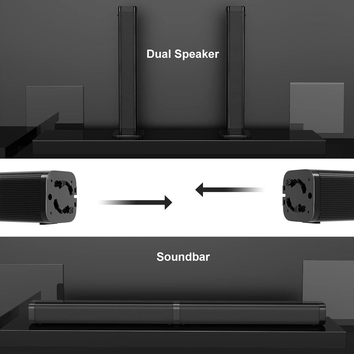 Sound Bars for TV with Subwoofer, 2.1 Channel N49539