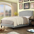 Gray Upholstered Standard Bed C982