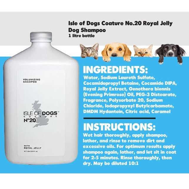 Royal Jelly Dog Shampoo for Thin or Shedding Coats Y851803