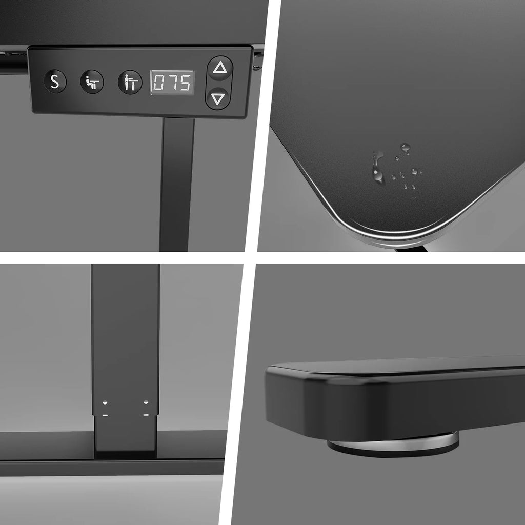 Height Adjustable Standing Desk 48" x 24" Black Z265