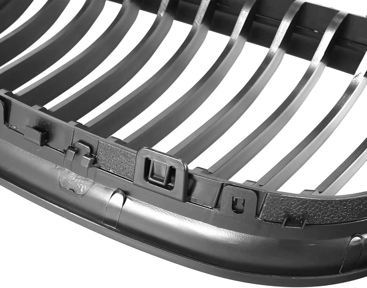 Black ABS Plastic Front Hood Kidney Grille R77978