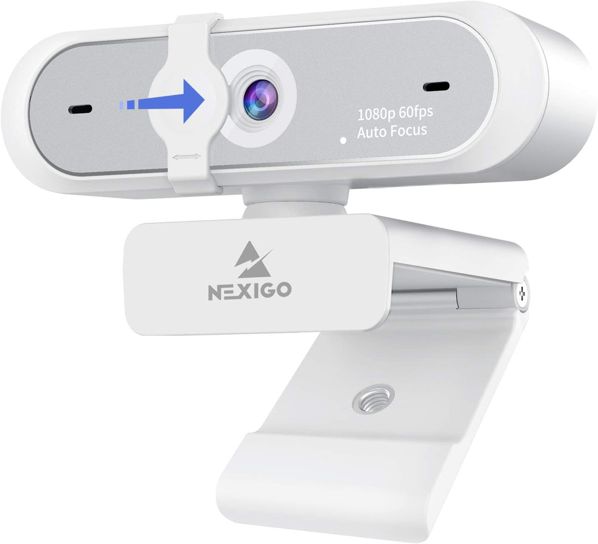 1080P 60FPS Webcam with Dual Microphone & Cover, Autofocus K537