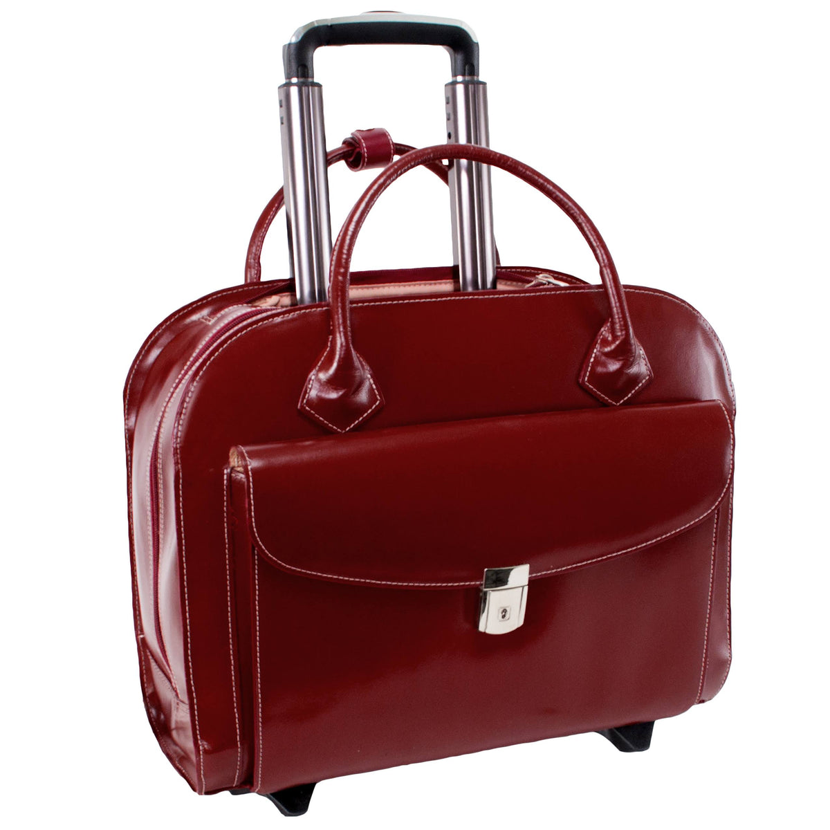 Red Wheeled Laptop Case O107