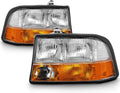 1998-2004 GMC Sonoma Headlights Driver & Passenger Side V32286