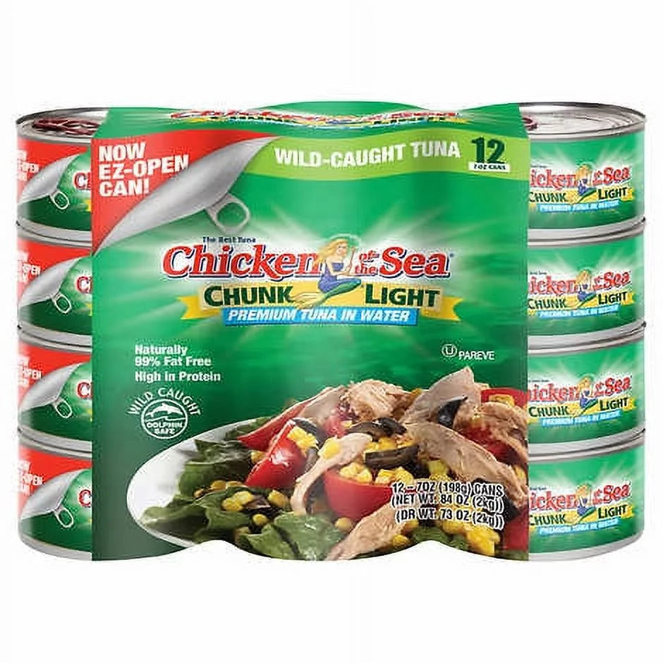 12-count 7 oz. Cans Chunk Light Tuna in Water B324
