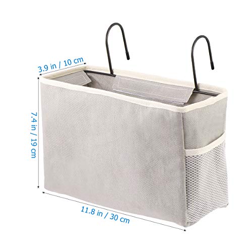 Black Hanging Bedside Organizer U526