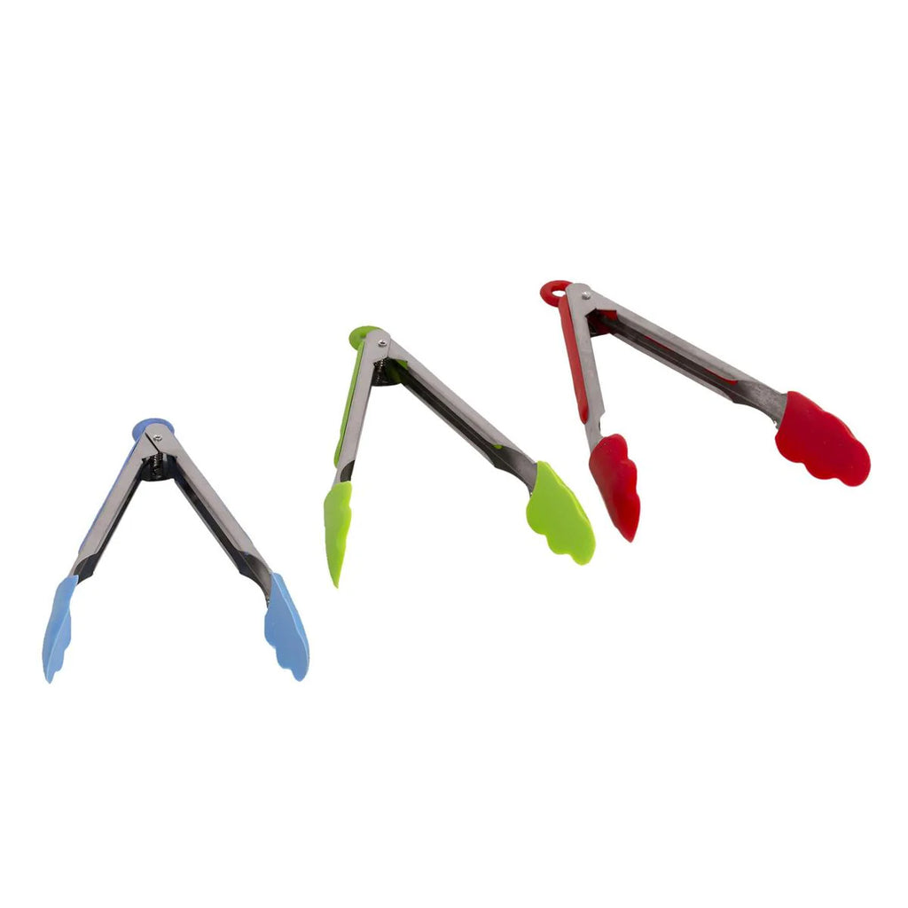 9'' Silicone Tongs with Pull Lock E79149
