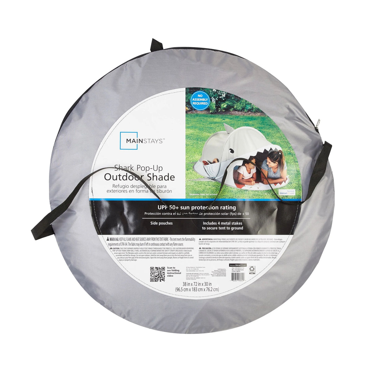 Shark Pop up Shade Tent UPF 30+ Z617