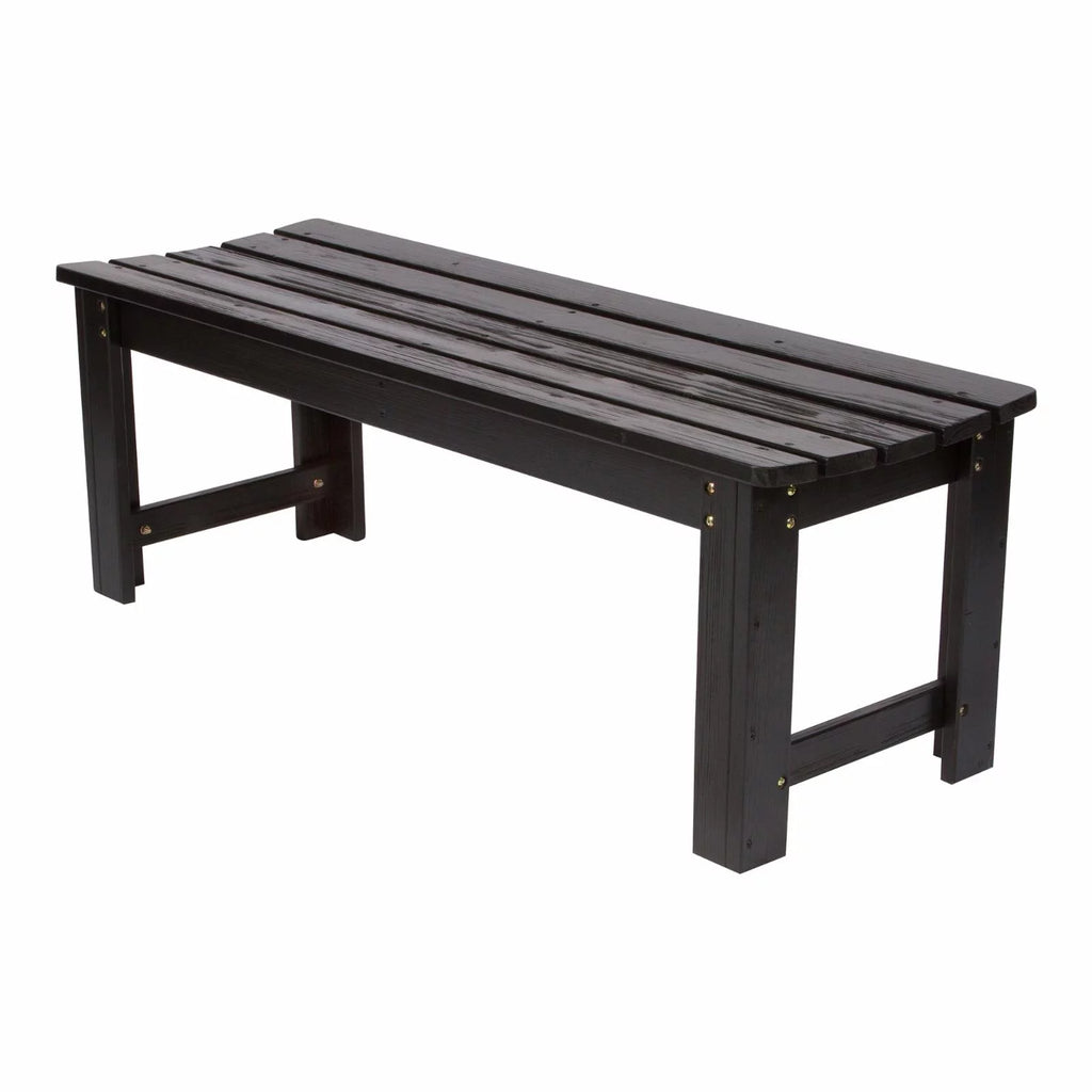 4 Ft. Backless Wooden Garden Bench D798850