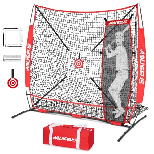 6'X6' Baseball Softball Practice Net with Strike Zone Target P54299