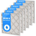 17.5x17.5x1 MERV 8 Pleated Air Filters (6 Pack) A127