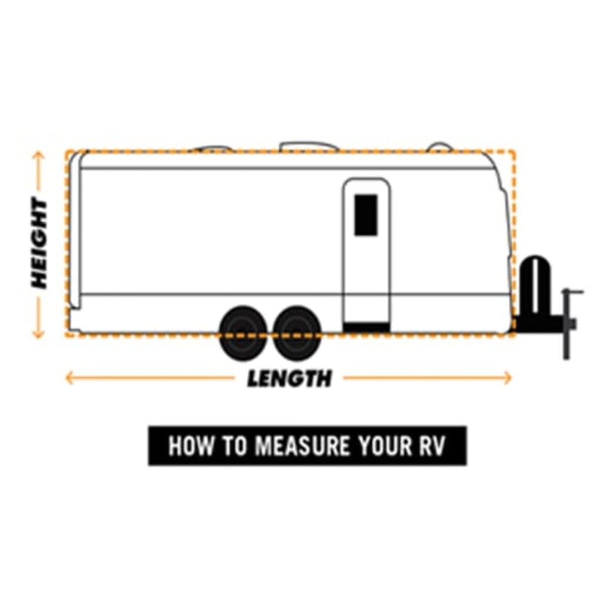 3 Layers Camper Trailer Cover Fits 20' to 23' Trailer Breathable Waterproof (Grey) R34411