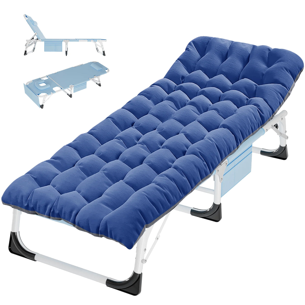 Adjustable Tanning Chair with Face & Arm Holes Z575803