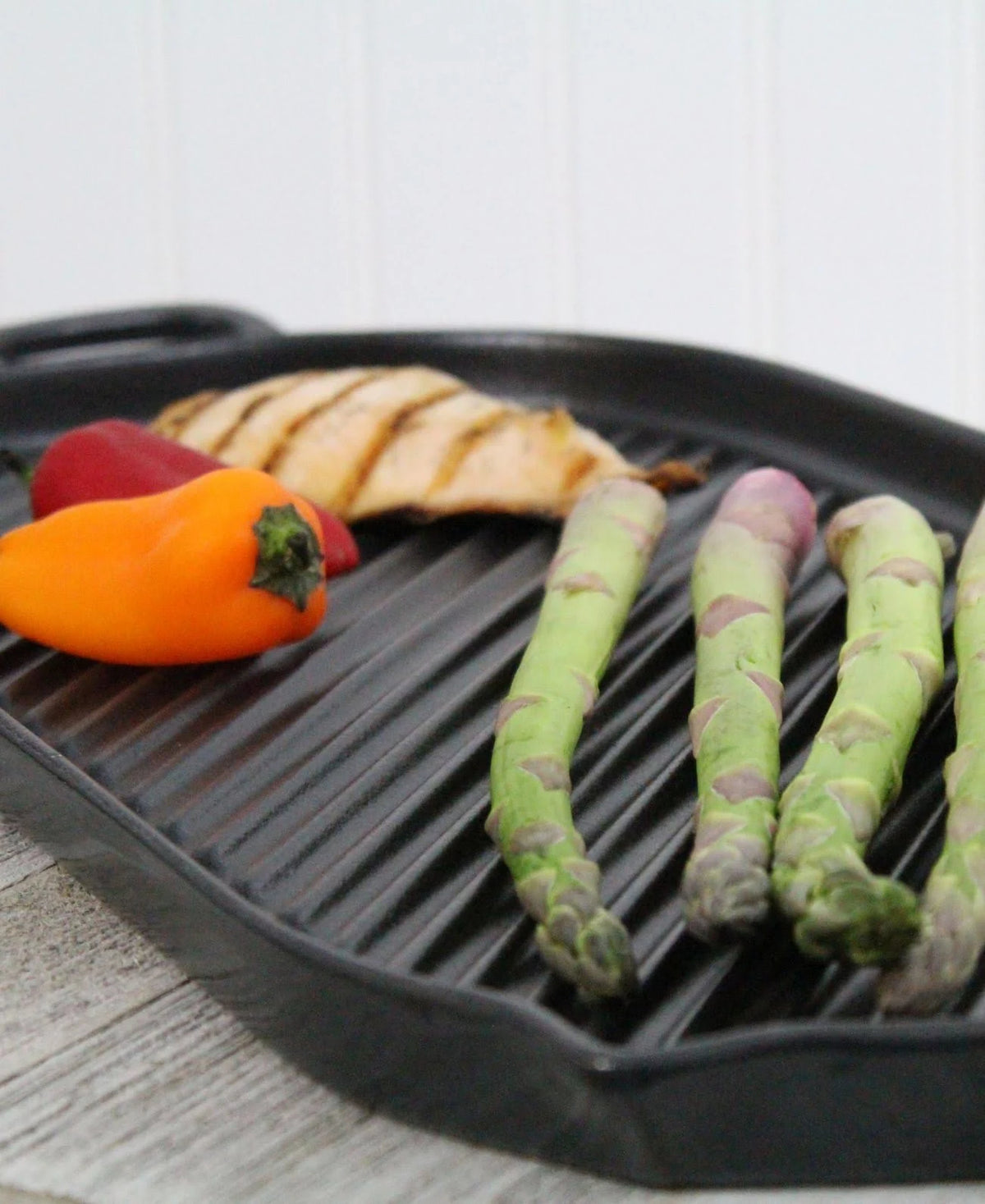 Black Oval Cast Iron Grill Pan F185