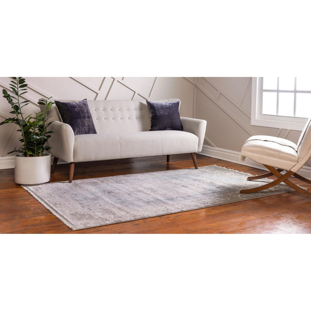 Light Green Area Rug 4'x6' S4788