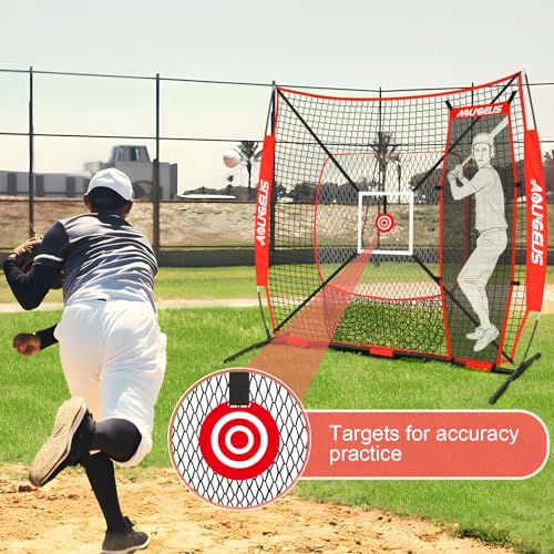 6'X6' Baseball Softball Practice Net with Strike Zone Target P54299
