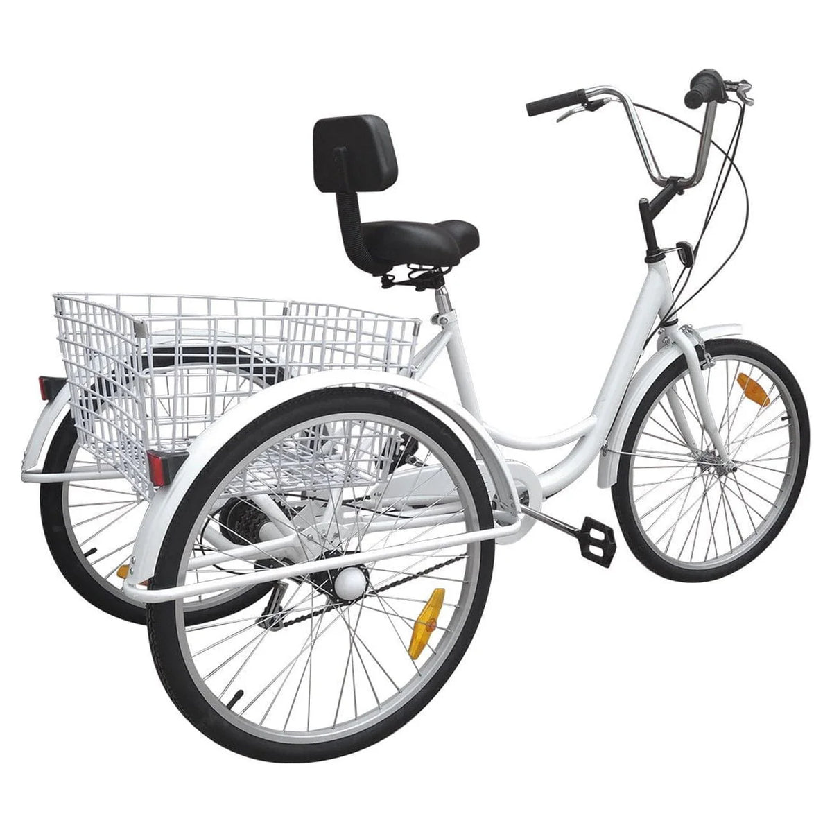 7-Speed Adult 3-Wheel Tricycle with Basket Z934162