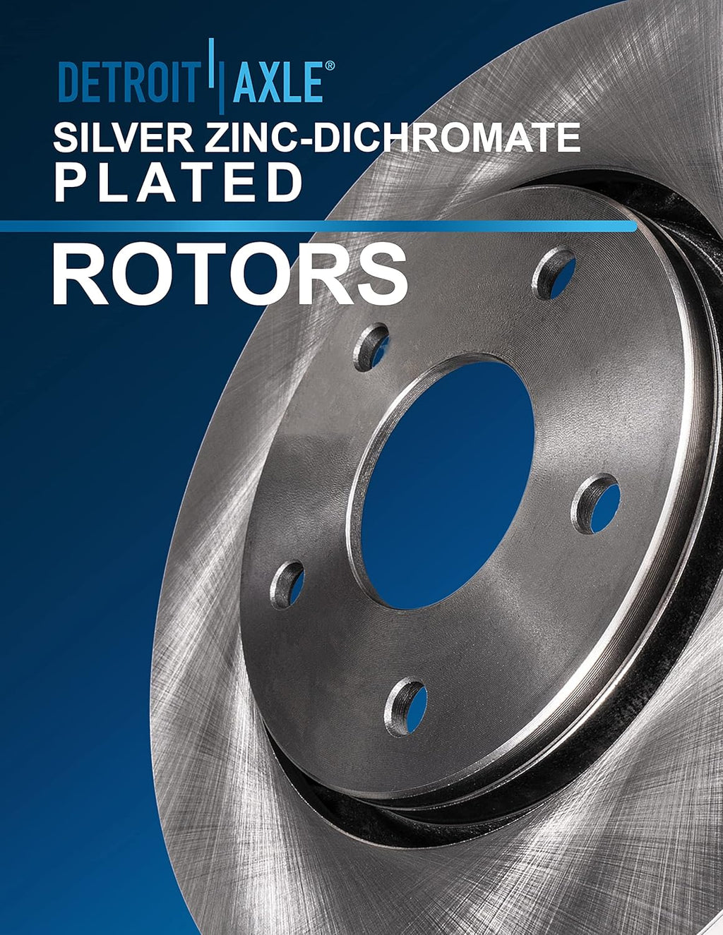 Front and Rear Disc Rotors and Brake Pads 10pc Set E6966