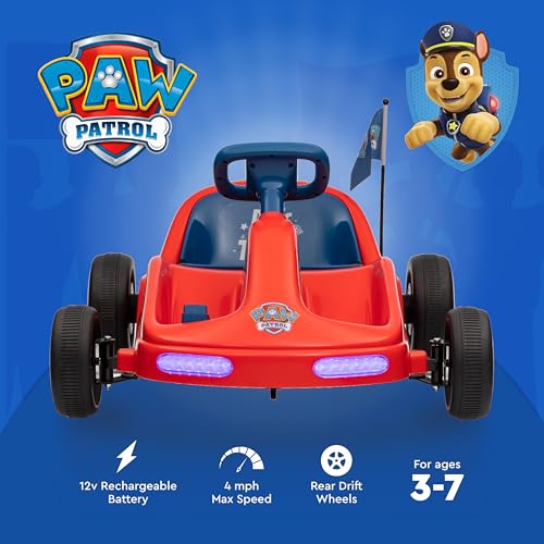12V Electric Ride-On Go Kart with Lights and Seat Belt P8490