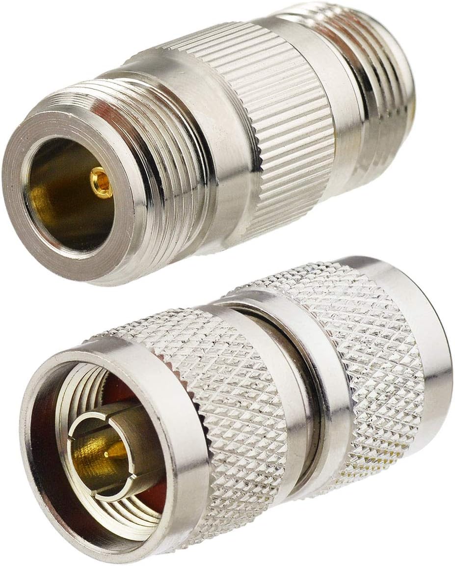 N Male to N Female RF Coaxial Cable 16.4ft with 2pcs Type N Male/Female Adapter Kit H4980
