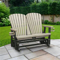 Weatherwood Back Glider with Black Base E272845