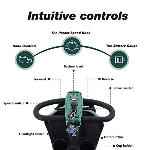 4-Wheel Folding Mobility Scooter with Head Light V51808
