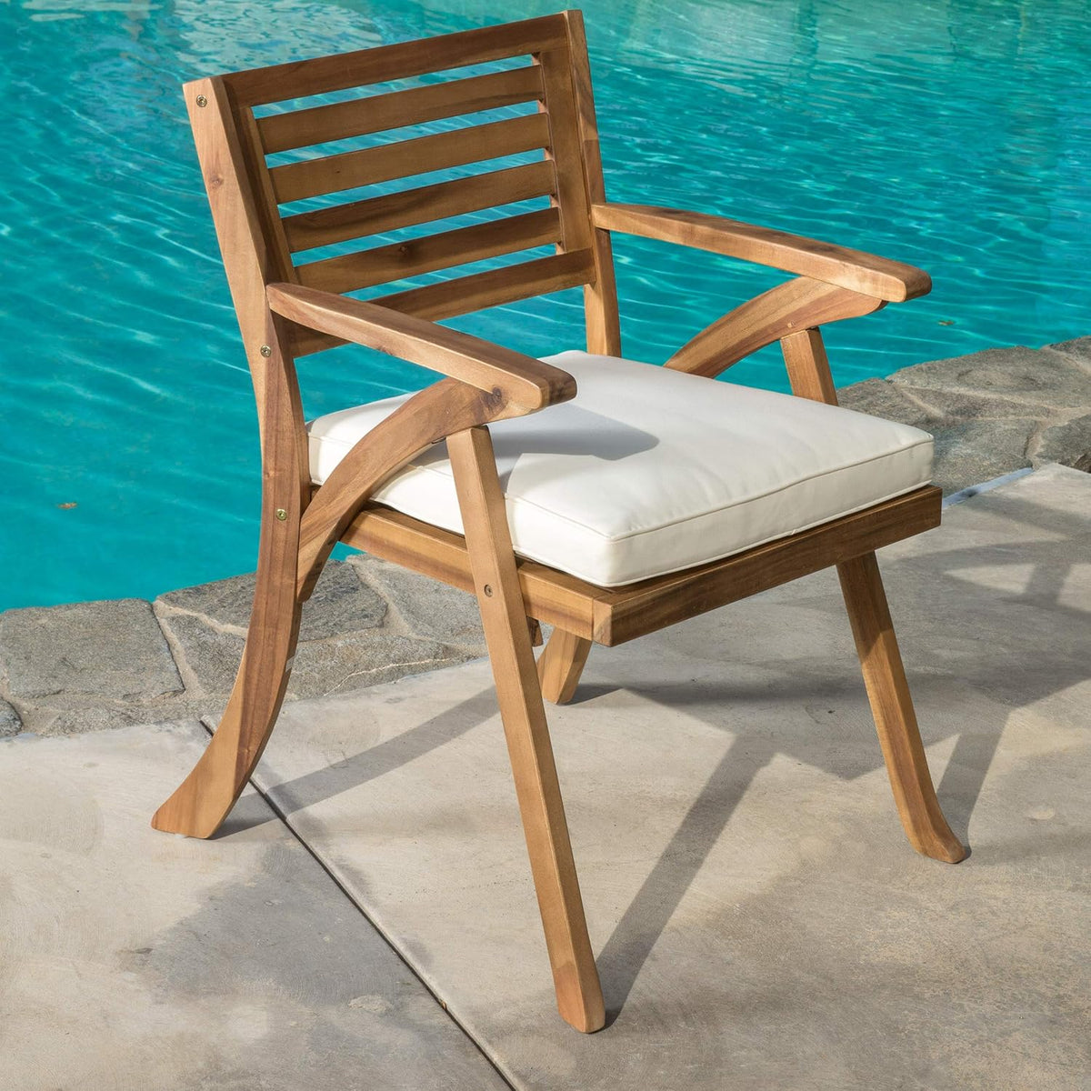 5-Pcs Acacia Wood Dining Set H2941