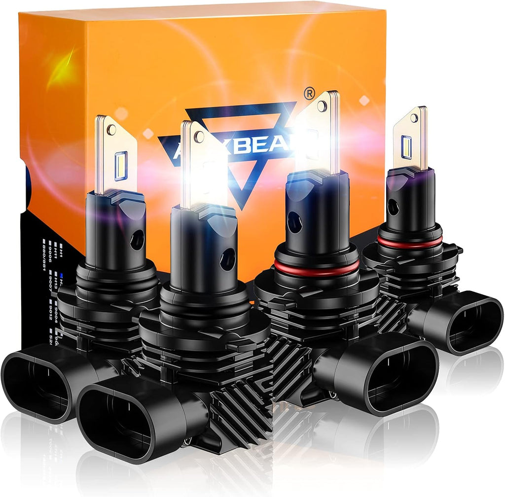 6500K Cool White LED Bulbs Combo, Pack of 4 Pack of 2 U5955