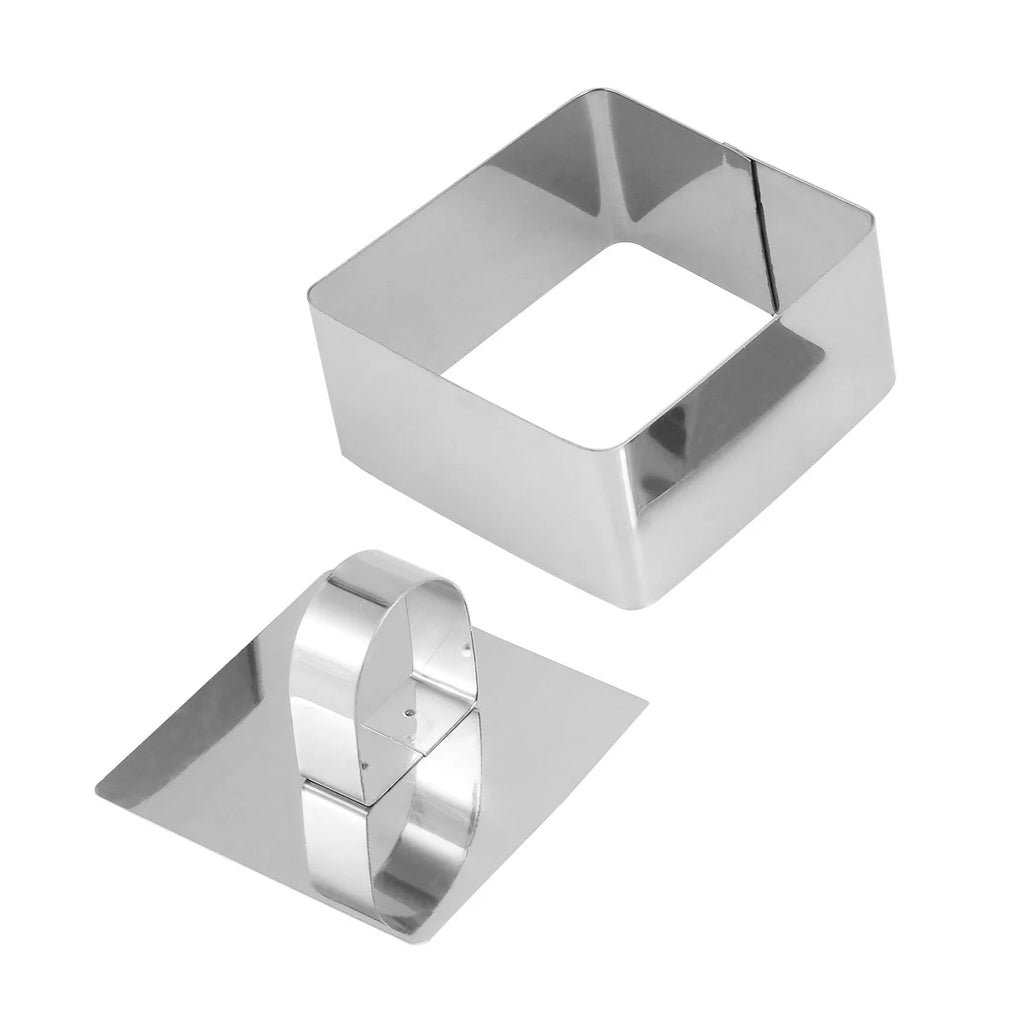Silver Square Baking Pan Rectangular Mold Cookie Molds W185267