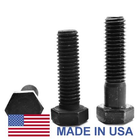 9/16 inch-12 x 3 inch Coarse Thread Grade 8 Hex Cap Screw Black Oxide Pk 75 U1041