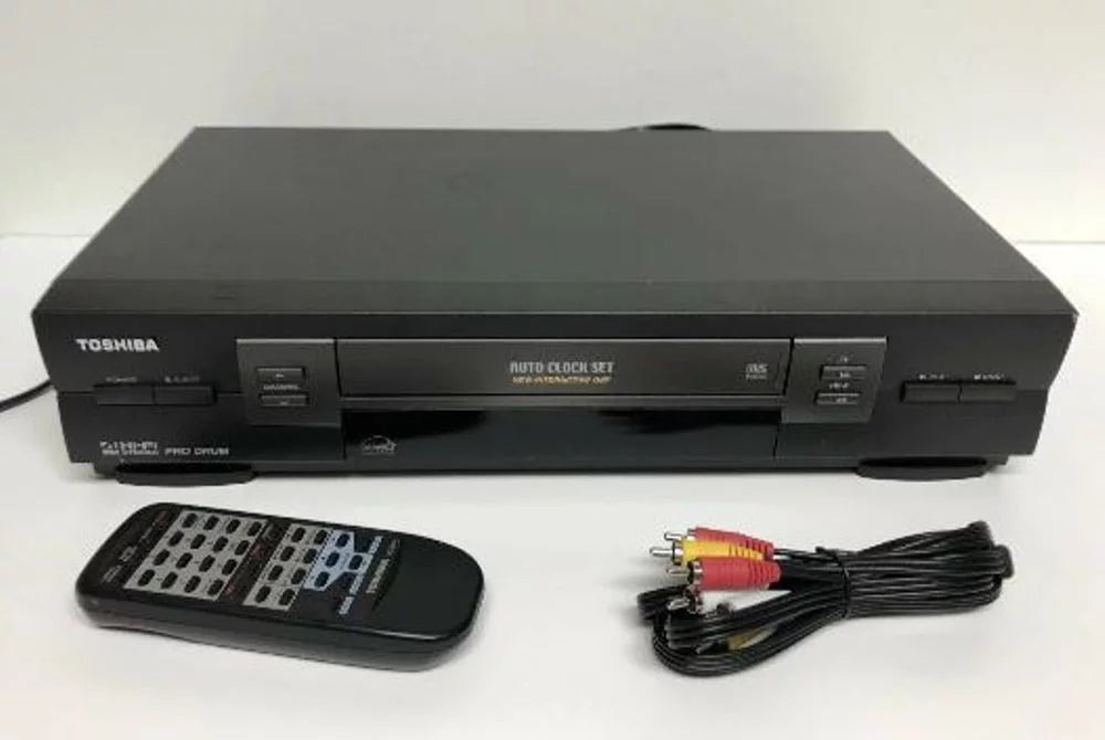 Pre-Owned Stereo VHS VCR with Remote & Cables M7594