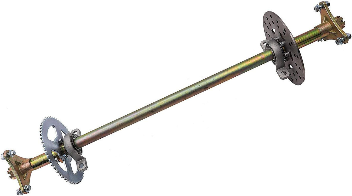 Rear Axle Shaft Kit with Brake Master Cylinder Caliper Disc Rotor Assembly U459