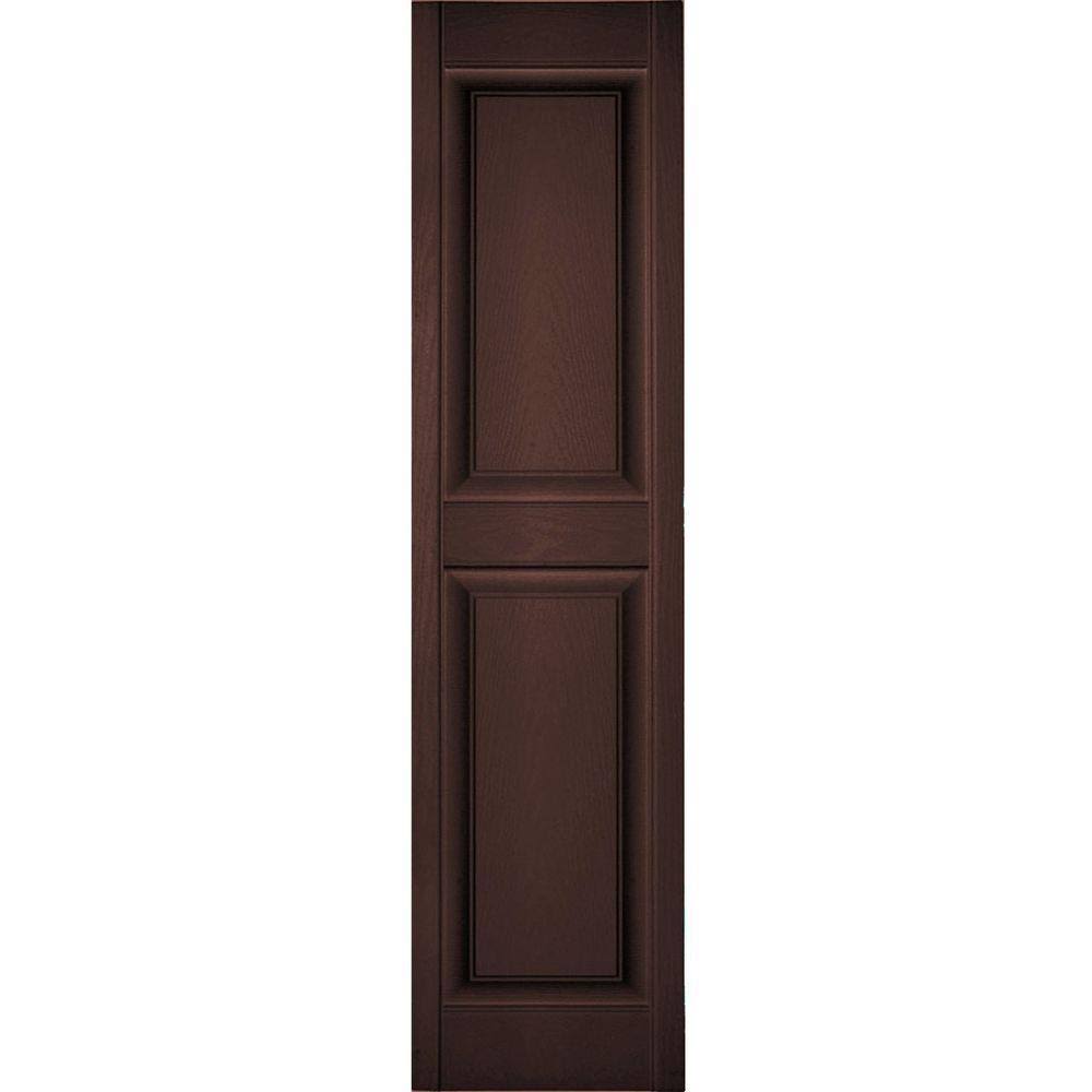 12 inch x 80 inch Vinyl Double Panel Shutters K7756