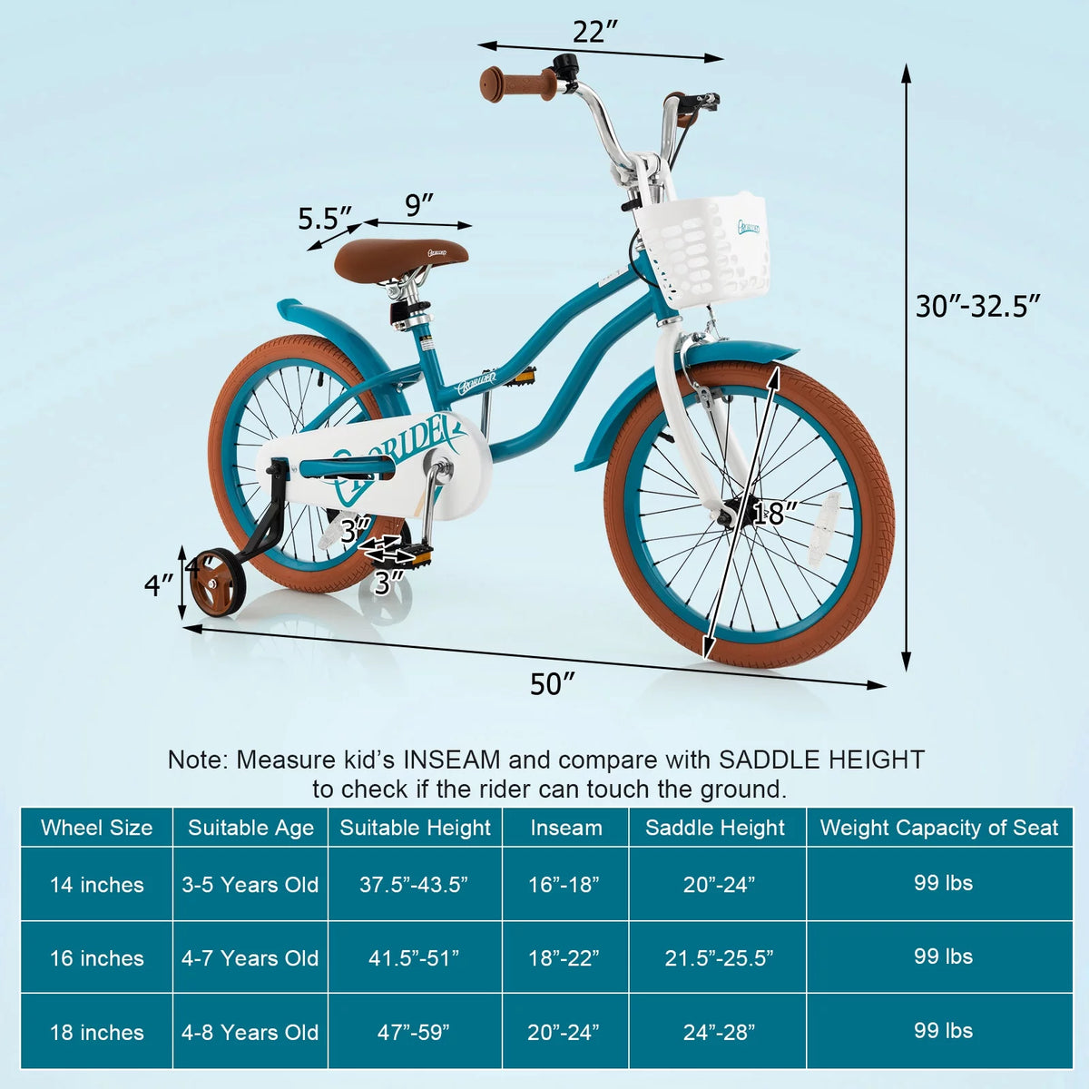 Pink Kids Bike with Training Wheel R2587