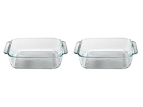 8.1" Square Clear Glass Baking Dish T607242